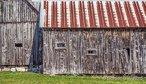 Broad Side Of A Barn_22926.jpg - Photographed near Maberly, Ontario, Canada.